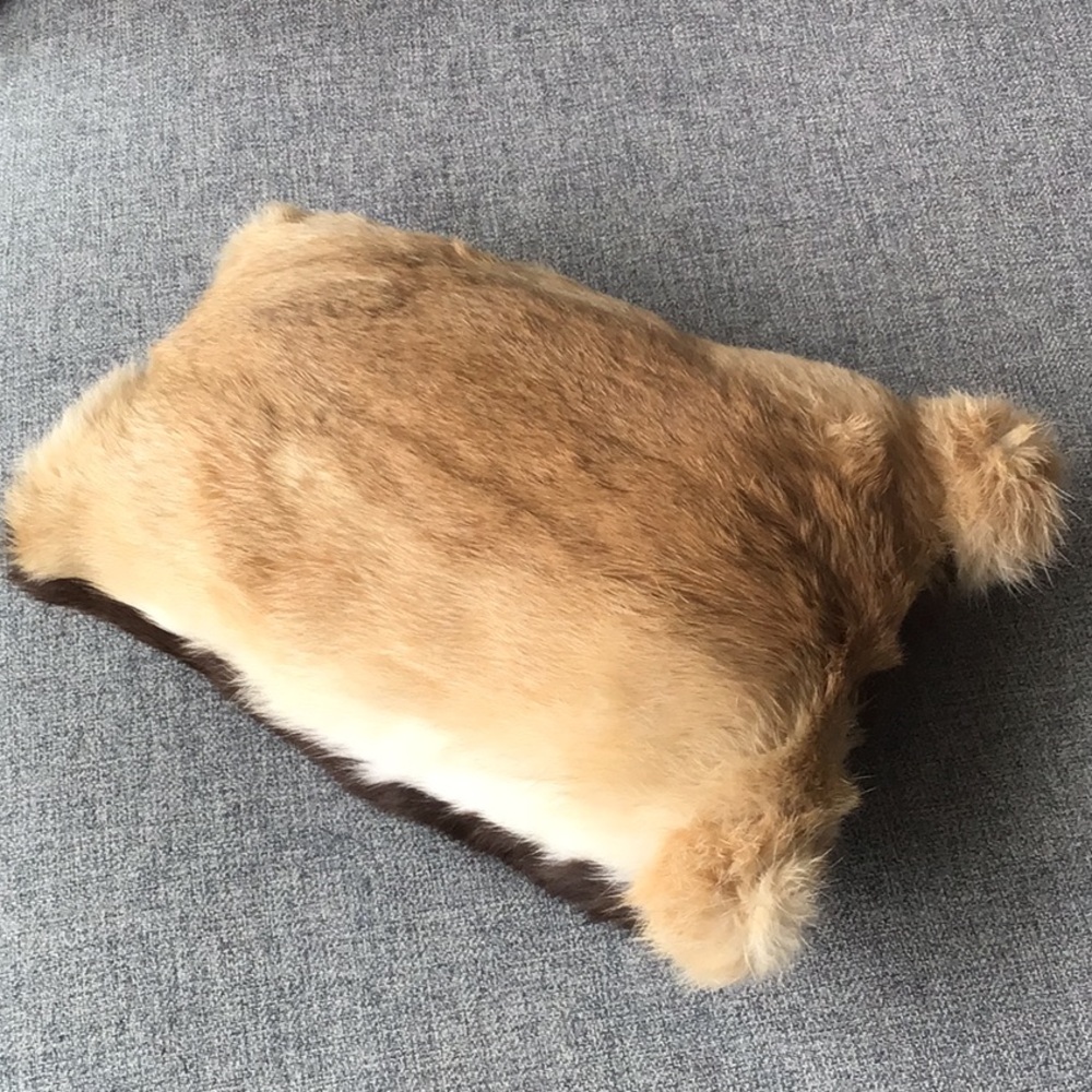 Rabbit Fur Pillow